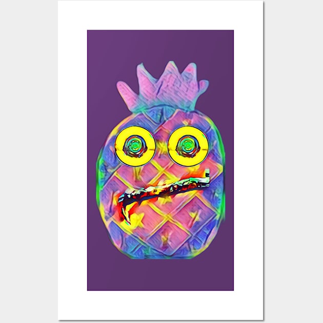 Ring-eyed pineapple pastels Wall Art by FlossOrFi